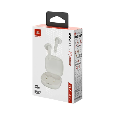 Auriculares JBL Wave Flex blanco