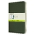 Libreta Moleskine Cahiers Tapa Flexible A6 Verde Hojas Lisas x 3