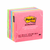 Notas adhesivas Post-it 654 Flúo 76 x 76 mm Pack x 500 hojas
