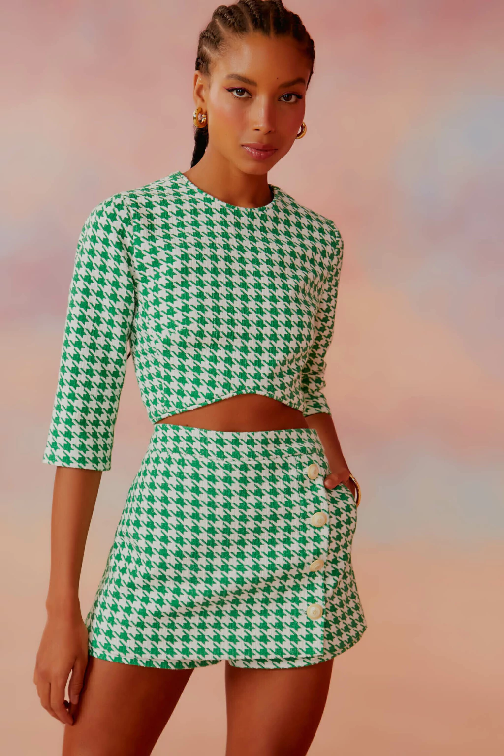 CONJUNTO TWEED PIED COQ FRESH