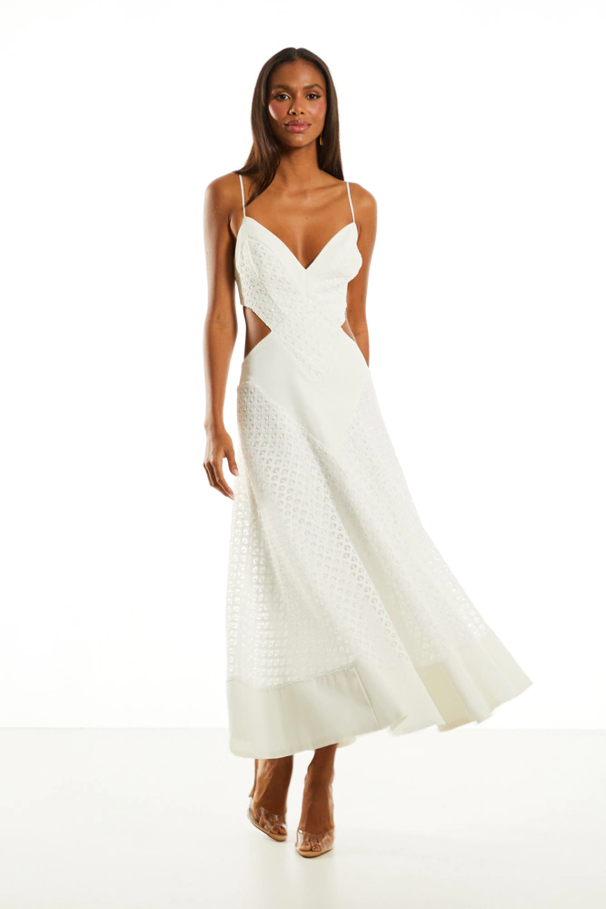 VESTIDO MIDI KATE - OFF WHITE