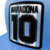 Gorra Plana Diego Maradona 10 Argentina Parche - tienda online