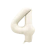 GLOBO NUMERO CREMA 70CM X1 - comprar online
