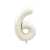 Imagen de GLOBO NUMERO CREMA 70CM X1