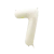 GLOBO NUMERO CREMA 70CM X1 - tienda online
