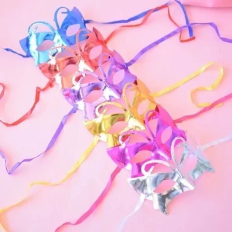 ANTIFAZ METALIZADO BUTTERFLY X1