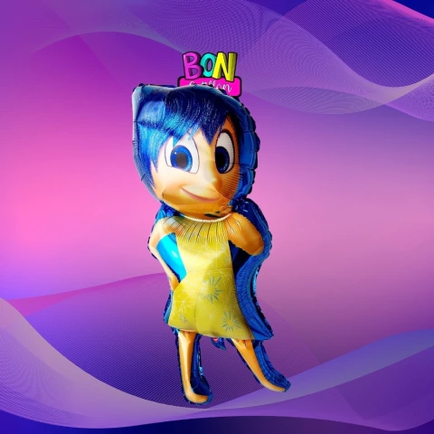 GLOBO 70CM SILUETA INTENSAMENTE ALEGRIA X1 - comprar online