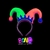 VINCHA BUFÓN FLUO X6 - comprar online