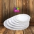 BANDEJA REDONDA TORTA PLASTICA BLANCA X1
