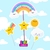 CAKE TOPPER NUBE ARCOIRIS X1 - comprar online