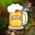 GLOBO CHOPP CERVEZA GRANDE 70CM X1