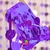 CORTINA CORAZON VIOLETA X1 - comprar online