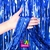 CORTINA AZUL METALIZADA 1X2 Metros - comprar online