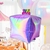 GLOBO CUBO LILA IRIDISCENTE X1 - comprar online