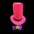 SOMBRERO GALERA FLUO FAJA FUCSIA X1