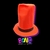 SOMBRERO GALERA FLUO FAJA NARANJA X1