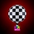 GLOBO CARRERA REDONDO 18" 45CM X1