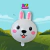 GLOBO CABEZA CONEJO 45CM X1