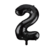 GLOBO NUMERO NEGRO 70CM X1 - tienda online