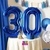 GLOBO NUMERO AZUL 70CM X1