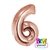 NÚMEROS 40" (100CM) GOLD ROSE - comprar online