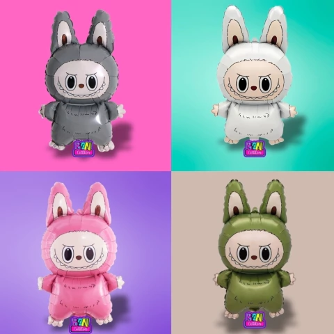 GLOBO PERSONAJE SILUETA 65CM LABUBU X1 - comprar online