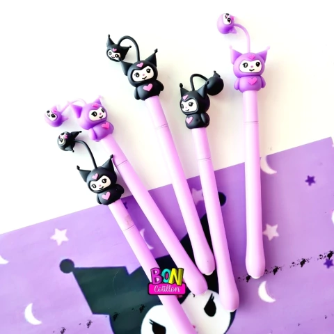 LAPICERA COLGANTE KUROMY NEGRO/VIOLETA X6 - comprar online