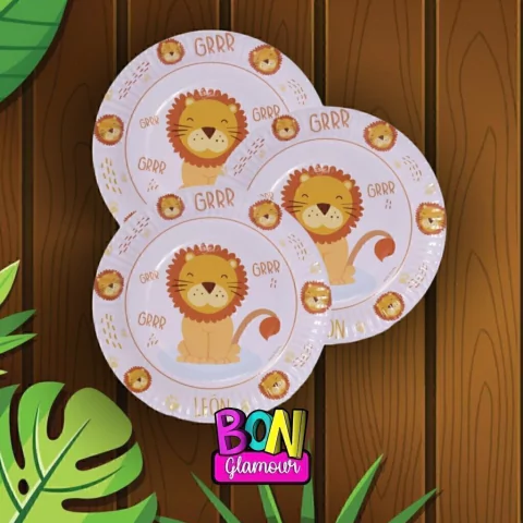 PLATOS LEÓN 17cm 6U X1