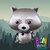 GLOBO MAPACHE 65 CM x1 - comprar online