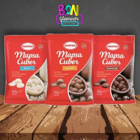 CHOCOLATE MAPSA CUBER 500 GR X1