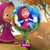 GLOBO PERSONAJE MASHA Y EL OSO 18" X1