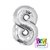 NÚMEROS 16" (40CM) PLATA en internet