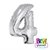 NÚMEROS 40" (100CM) PLATA en internet