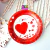 PLATO POLIPAPEL 17CM LOVE ENAMORADOS X6 - comprar online