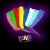 PORRA LARGA PLASTICA FLUO X1