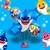 SET GLOBO BABY SHARK AZUL X1
