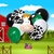 SET 9 GLOBOS VACA X1