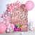PANEL SHIMMER WALL CUADRADO ROSA 30x30cm X1