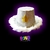 SOMBRERO GALERA PLATA CON APLIQUE X1