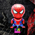 GLOBO SPIDERMAN SILUETA 80CM X1