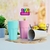 VASO TRAGO FACETEADO COLOR PASTEL X1 - comprar online