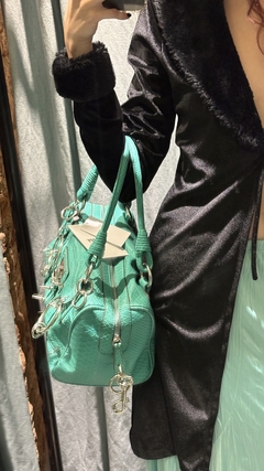 SHOULDER BAG GUESS AQUA - comprar online