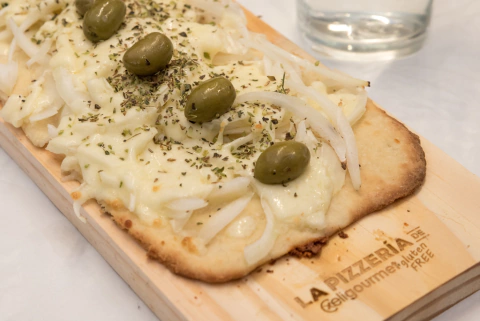 Pizza Fugazzetta. RECTANGULAR