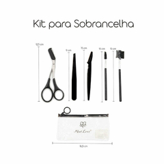 Kit para Design de Sobrancelha com Mini Necessaire - Real Love na internet