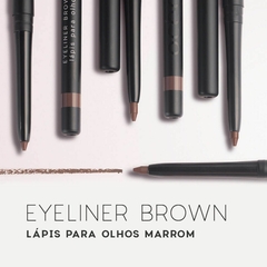 Lápis de Olhos Retrátil Marrom Eyeliner Brown Edition - Océane na internet