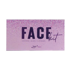 Paleta de Contorno, Blush e Iluminador Face Kit - Luv Beauty na internet