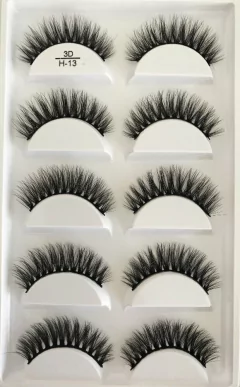 Imagem do Cílios Postiços 3D Cartela 5 Pares
