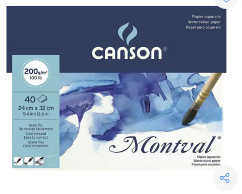 BLOCK MONTVAL 200 GRS CANSON