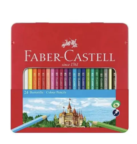 FABER LATA DE LAPICES X COLOR X24