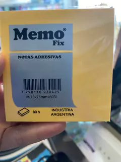 MEMO FIX 75*75 COLRES FLUO en internet